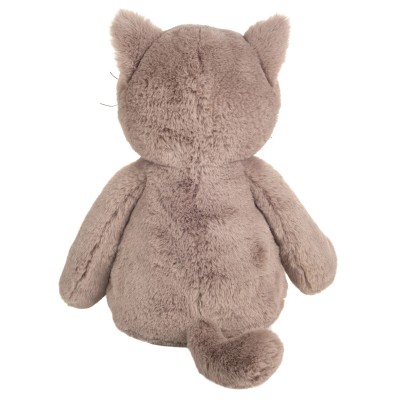 Peluche Chat Gris Milly - 35 cm signée Teddy Hermann, vue de dos Peluche Chat Gris Milly - 35 cm signée Teddy Hermann, vue de dos