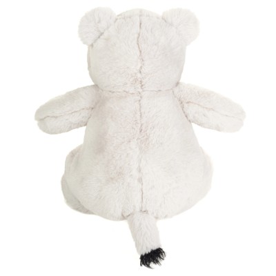 Peluche Hippopotame Gris Lilo - 24 cm signée Teddy Hermann, vue de dos Peluche Hippopotame Gris Lilo - 24 cm signée Teddy Hermann, vue de dos