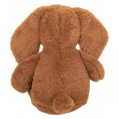 Peluche Lapin Brun Foncé Cara - 25 cm signée Teddy Hermann, vue de dos Peluche Lapin Brun Foncé Cara - 25 cm signée Teddy Hermann, vue de dos
