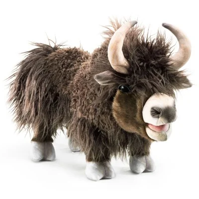 Peluche marionnette Yak