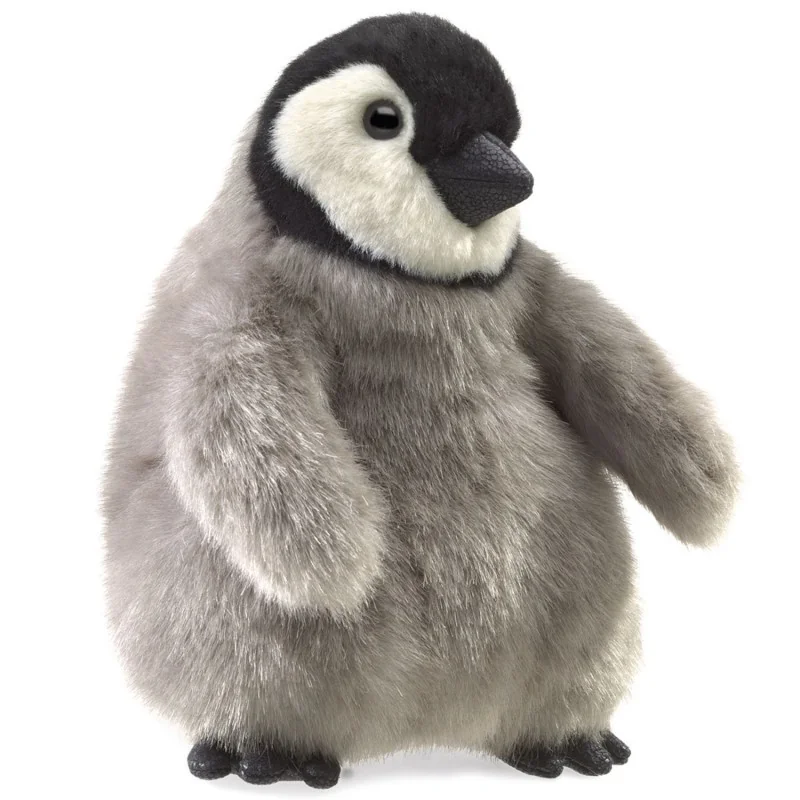 Marionnette à main Bébé Pingouin Empereur Marionnette à main Bébé Pingouin Empereur