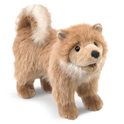 Peluche marionnette Spitz nain
