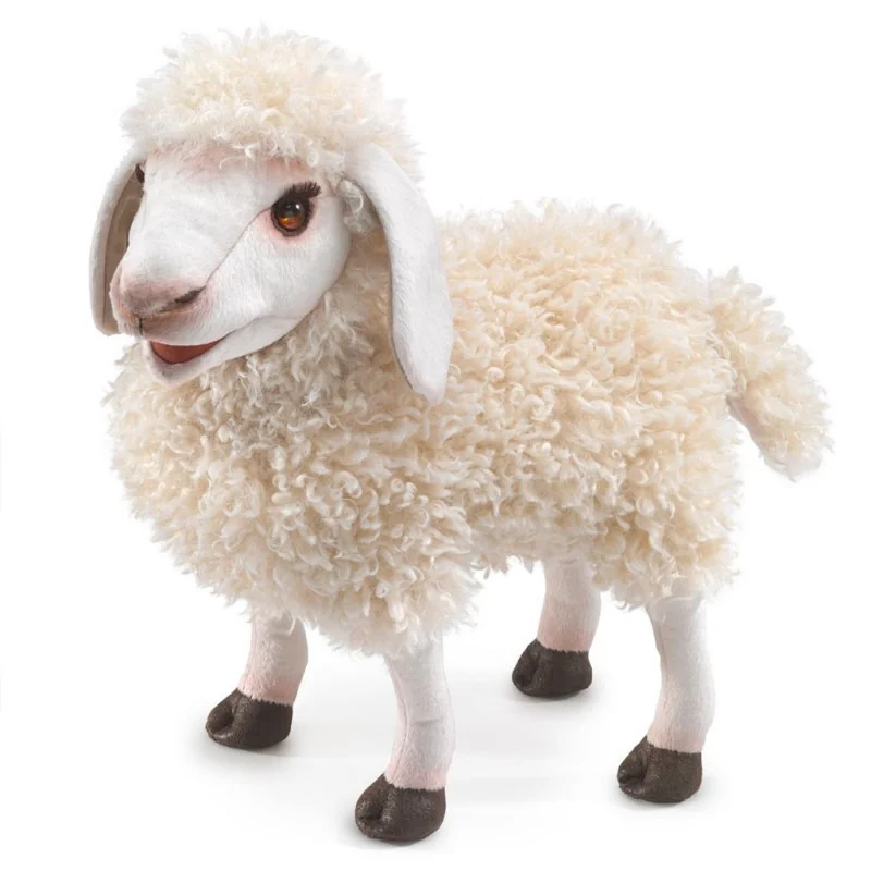 Marionnette à main Mouton laineux Marionnette à main Mouton laineux