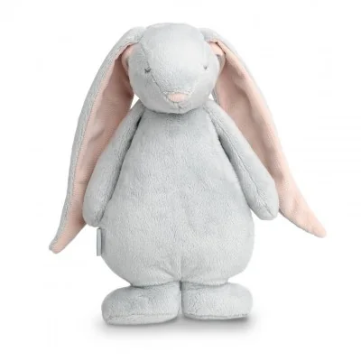 Lapin magique Moonie gris/rose avec son & lumière