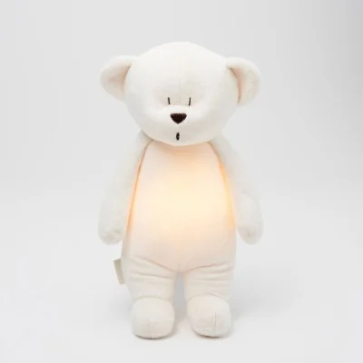 Ours douceur Moonie crème avec sons bruits roses et lumières
