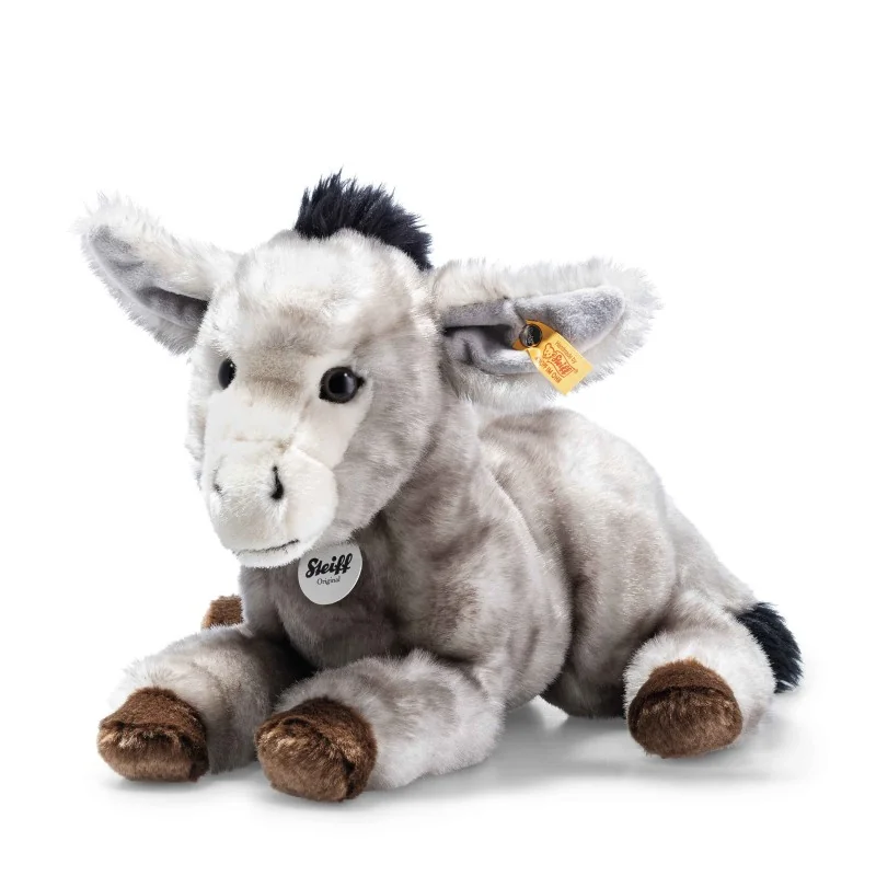 Peluche Soft Cuddly Friends Issy l'âne - 33 cm signée Steiff