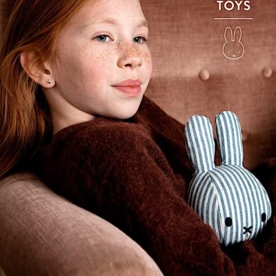Peluche Miffy Denim Stripe - 23 cm