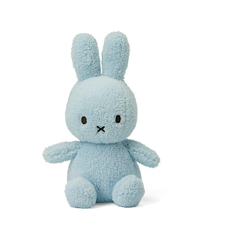 Peluche Miffy Terry bleu pastel - 23 cm