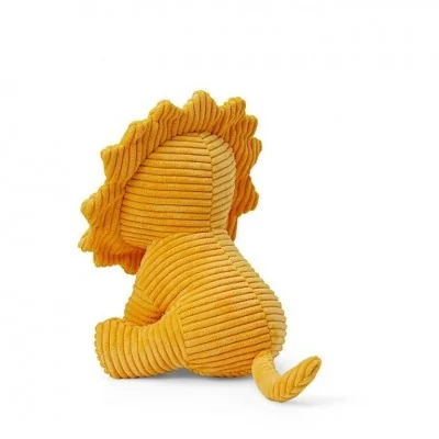 Peluche lion en velours côtelé - 24 cm vue de dos Peluche lion en velours côtelé - 24 cm vue de dos
