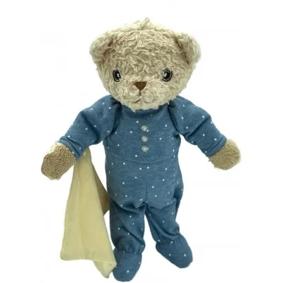Ours en peluche Bobbi Junior bleu - 26 cm signé Hugzzeee Friends Ours en peluche Bobbi Junior bleu - 26 cm signé Hugzzeee Friends