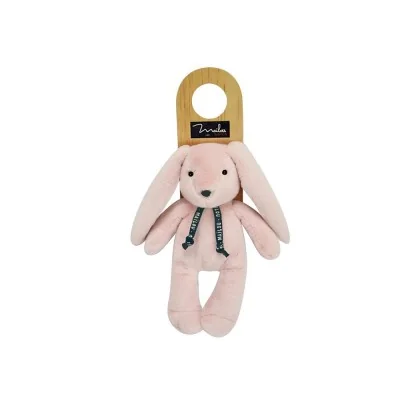 Petite Peluche Lapin Dorlotin - Rose signée Mailou Tradition