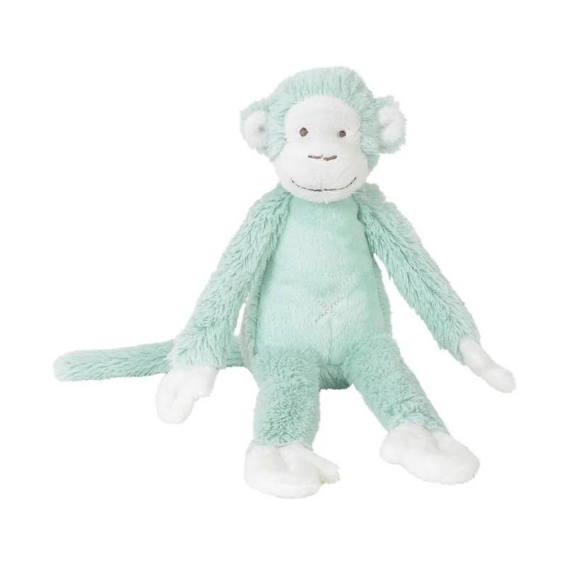 Peluche singe Mickey vert lagon - 43 cm signée Happy Horse