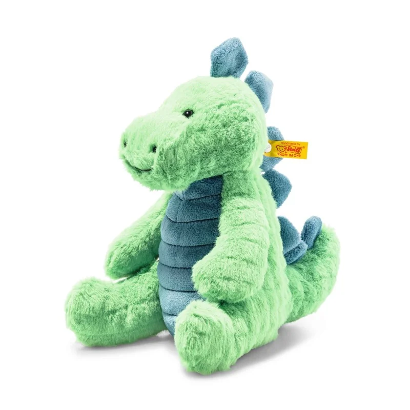 Peluche Soft Cuddly Friends stegosaurus Spott - 28 cm signée Steiff Peluche Soft Cuddly Friends stegosaurus Spott - 28 cm signée Steiff