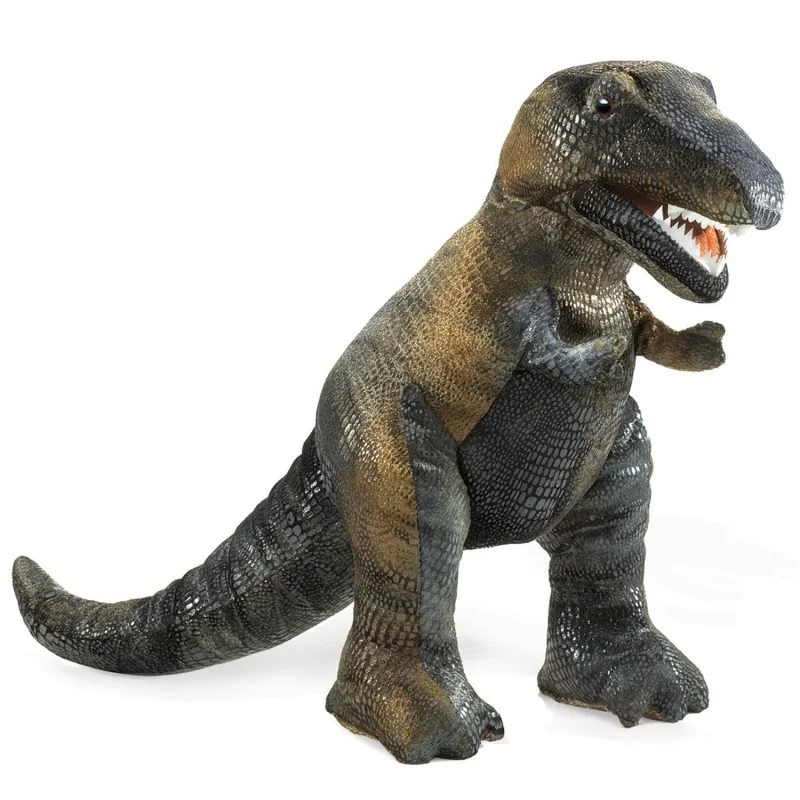Peluche marionnette Tyrannosaure (T-Rex) signée Folkmanis Peluche marionnette Tyrannosaure (T-Rex) signée Folkmanis