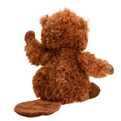Peluche bouillotte castor signées welliebellies®, vue de dos Peluche bouillotte castor signées welliebellies®, vue de dos