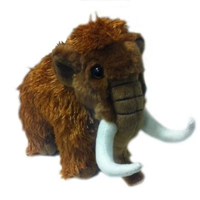 Peluche Mammouth poils longs 23 cm WWF