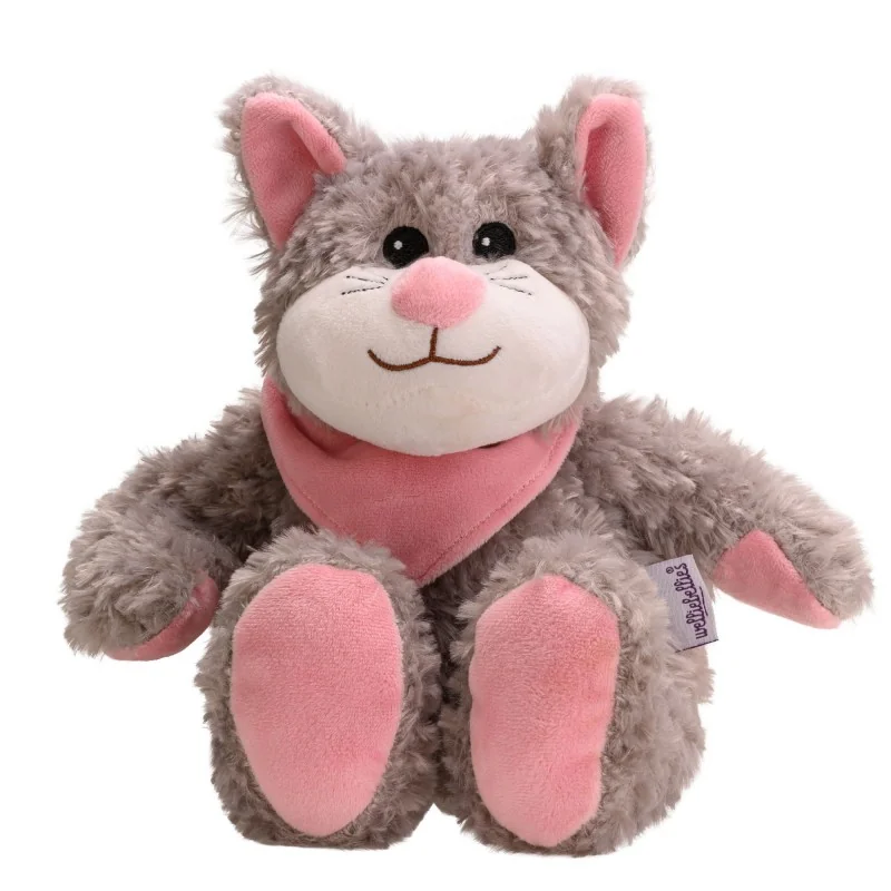 Peluche bouillotte chat signée welliebellies