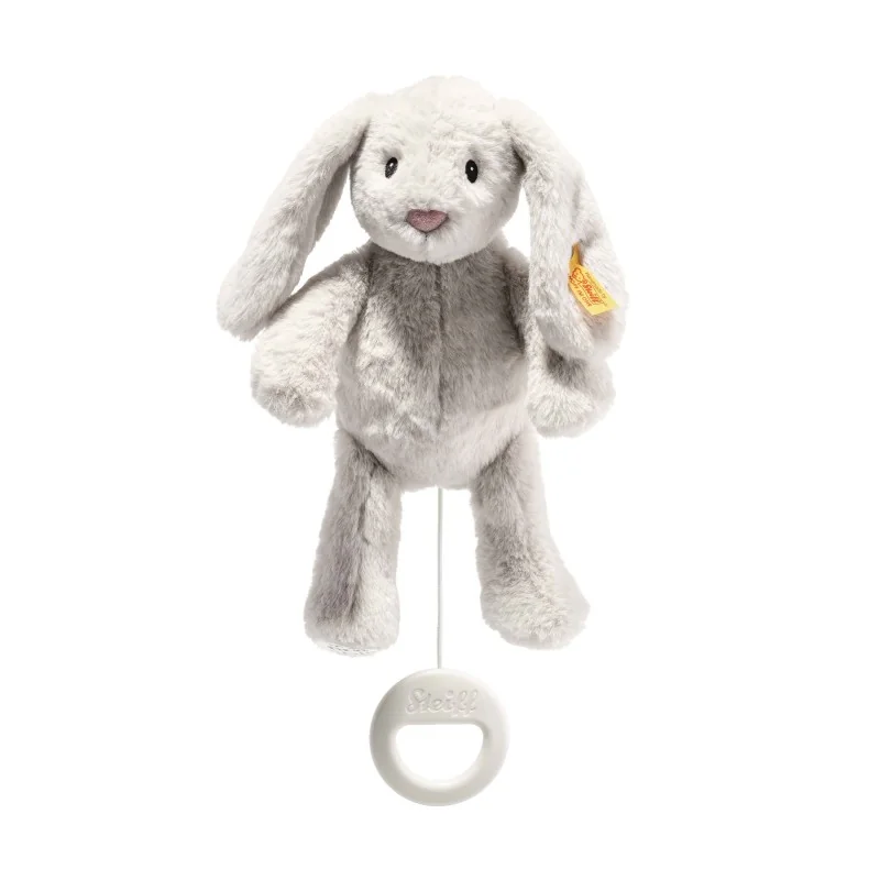 Boîte à musique Hoppie le lapin signée Steiff Boîte à musique Hoppie le lapin signée Steiff