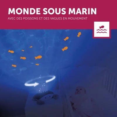 Peluche projecteur océanique Cody le crabe de la marque Zazu: monde sous-marin Peluche projecteur océanique Cody le crabe de la marque Zazu: monde sous-marin