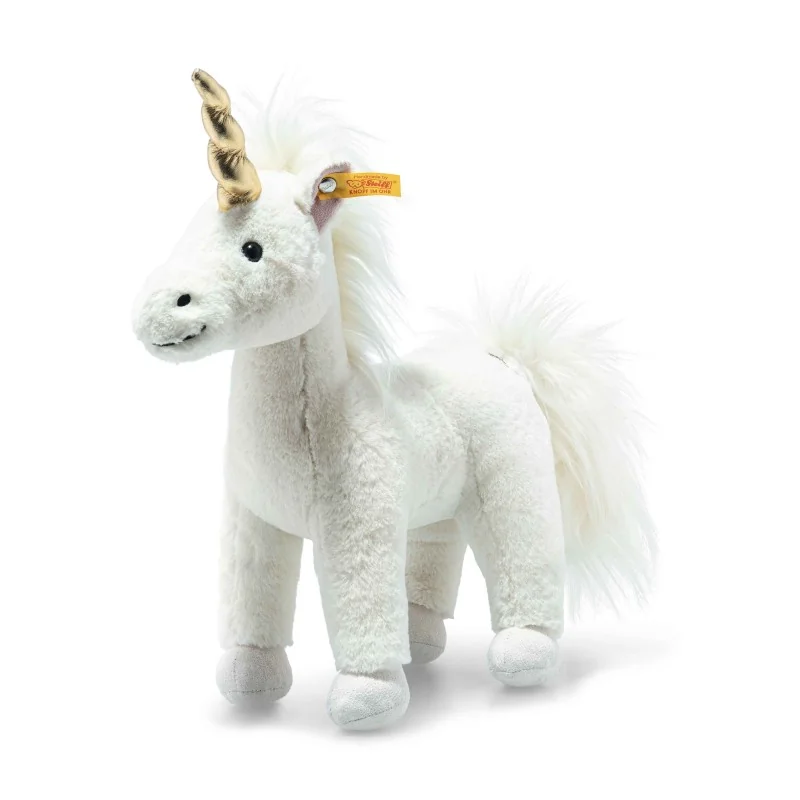 Peluche Soft Cuddly Friends licorne Unica - 27 cm signée Steiff Peluche Soft Cuddly Friends licorne Unica - 27 cm signée Steiff