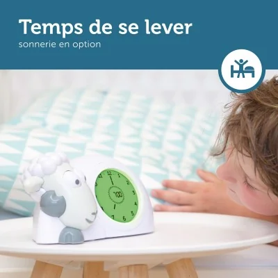 Accompagnateur de sommeil Sam l'agneau: horloge verte, il est l'heure de se réveiller Accompagnateur de sommeil Sam l'agneau: horloge verte, il est l'heure de se réveiller