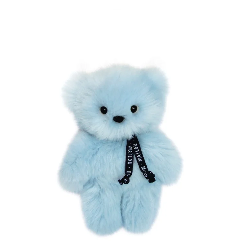 Doudou Ours - LE PETIT FRENCHIE - 20 cm - Bleu signé Mailou Tradition Doudou Ours - LE PETIT FRENCHIE - 20 cm - Bleu signé Mailou Tradition