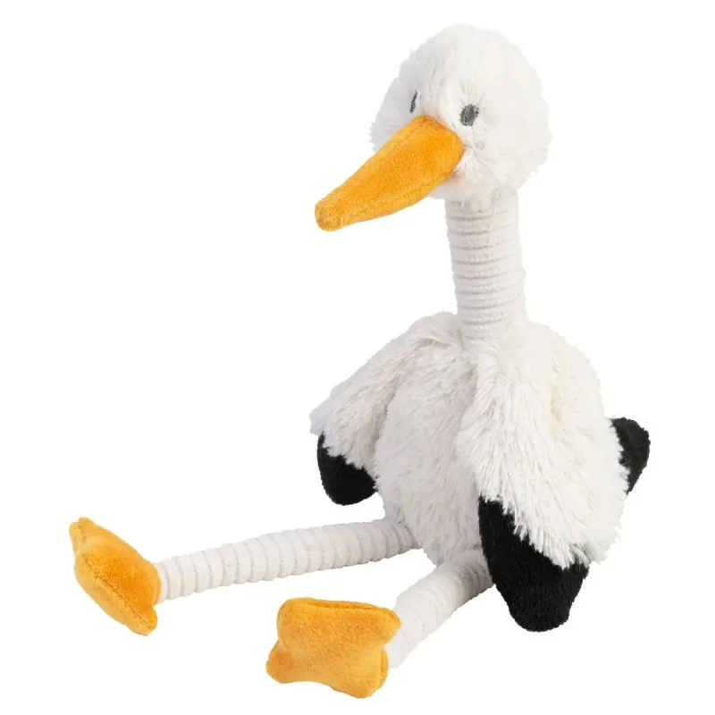 Peluche cigogne Sky - 34 cm signée Happy Horse