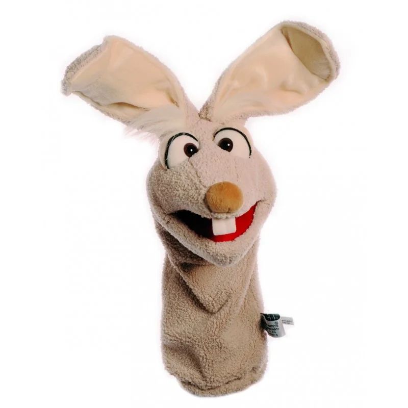 Marionnette à main Lapin Mampfred signée Living Puppets