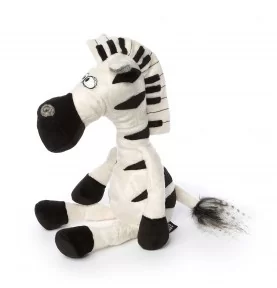 Peluche zèbre "Piano Paule" signée Sigikid