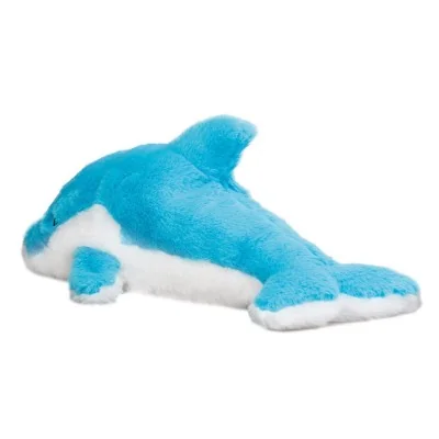 Peluche bouillotte dauphin signée welliebellies, vue de dos Peluche bouillotte dauphin signée welliebellies, vue de dos