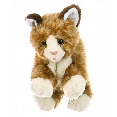 Marionnette à main Petit chat brun signée Living Puppets