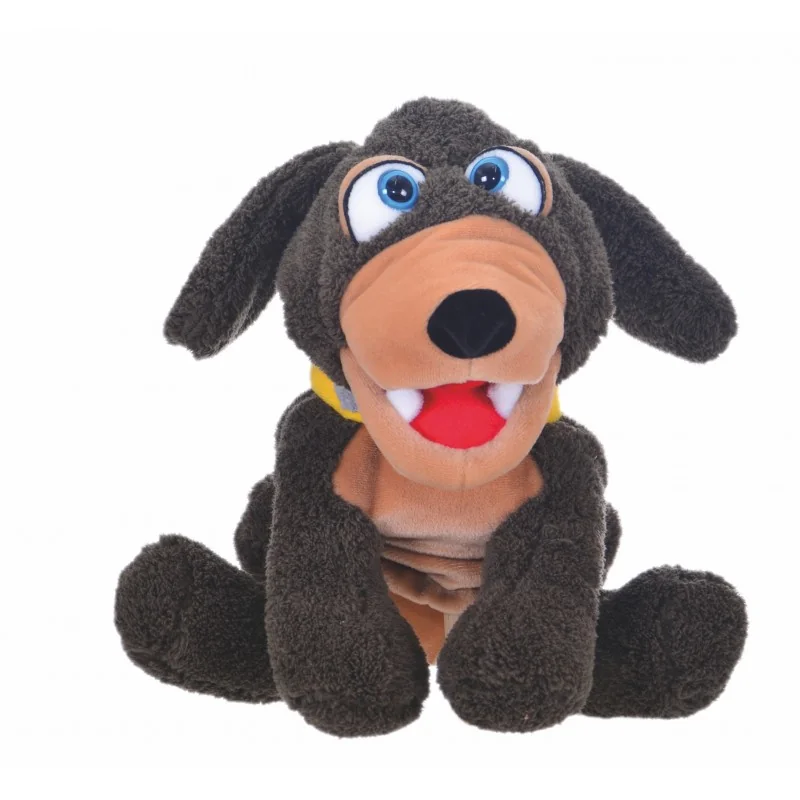 Marionnette à main Wauwi le chien signée Living Puppets Marionnette à main Wauwi le chien signée Living Puppets