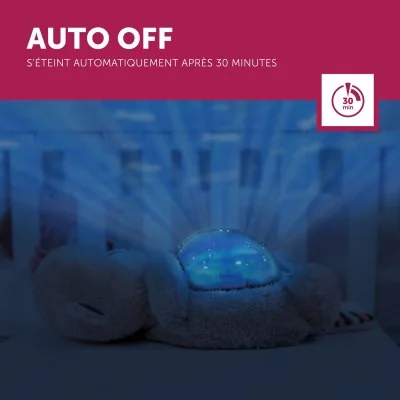 Peluche projecteur océanique Otto la loutre avec auto off Peluche projecteur océanique Otto la loutre avec auto off