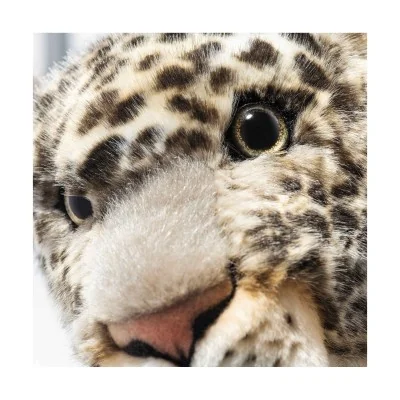 Peluche léopard Parddy - 36 cm signée Steiff, gros plan sur visage