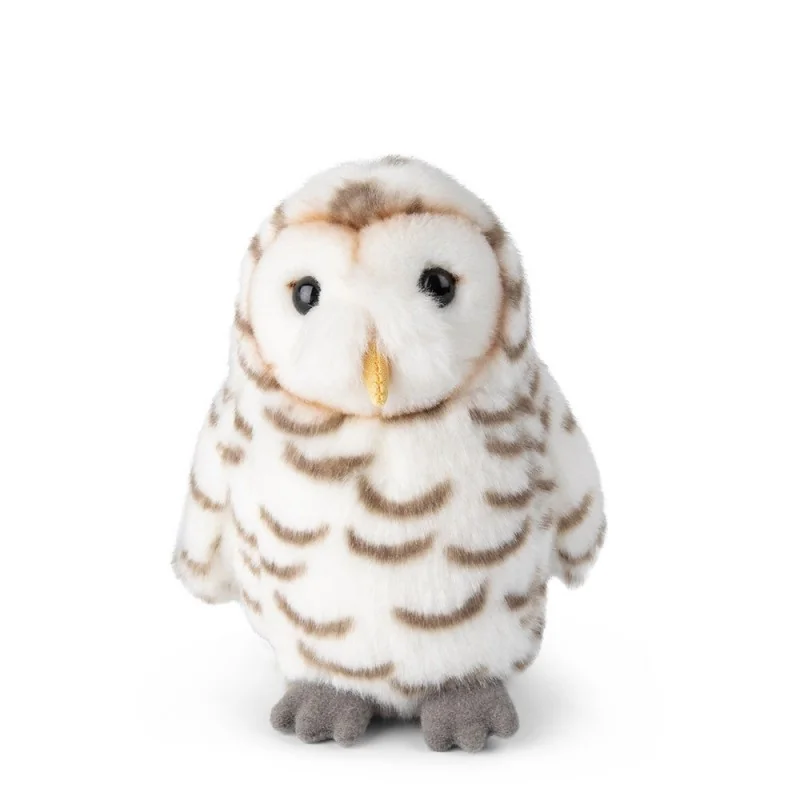 Peluche Chouette des neiges WWF - 15 cm, vue de face
