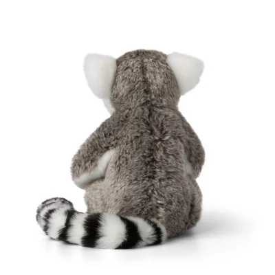 Peluche Lemurien assis WWF - 23 cm, vue de dos Peluche Lemurien assis WWF - 23 cm, vue de dos