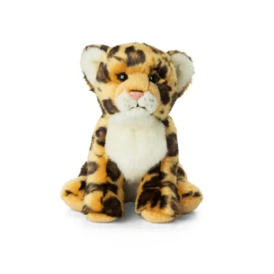 Peluche Jaguar WWF - 19 cm, vue de face Peluche Jaguar WWF - 19 cm, vue de face