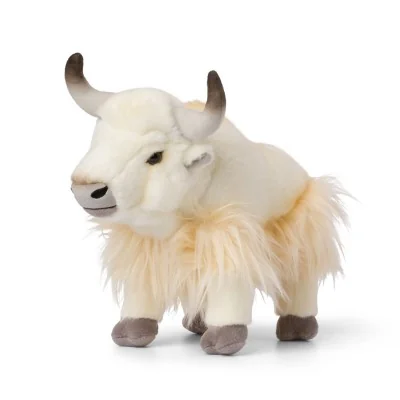 Peluche Yack crème WWF - 28 cm