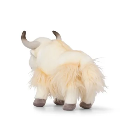 Peluche Yack crème WWF - 28 cm, vue de dos Peluche Yack crème WWF - 28 cm, vue de dos