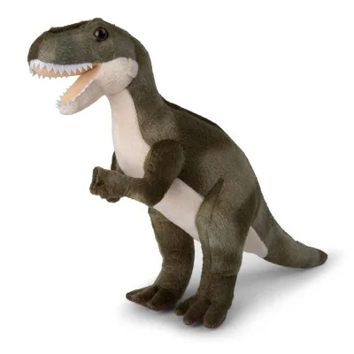 peluche T-Rex vert WWW - 23 cm