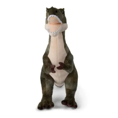 Peluche T-Rex vert WWF - 47 cm, vue de face Peluche T-Rex vert WWF - 47 cm, vue de face
