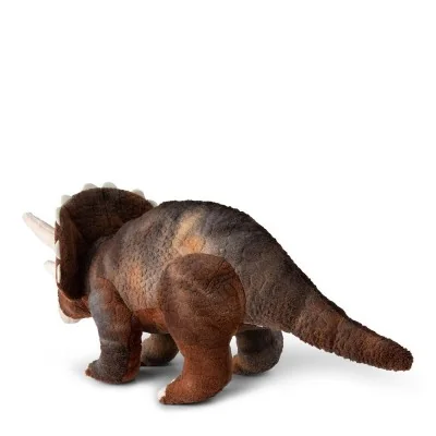 Peluche Triceratops Marron/Beige WWF - 23 cm, vue de dos