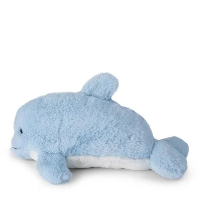 Peluche WWF Cub Club - Doris le dauphin bleu - 25 cm, vue de profil