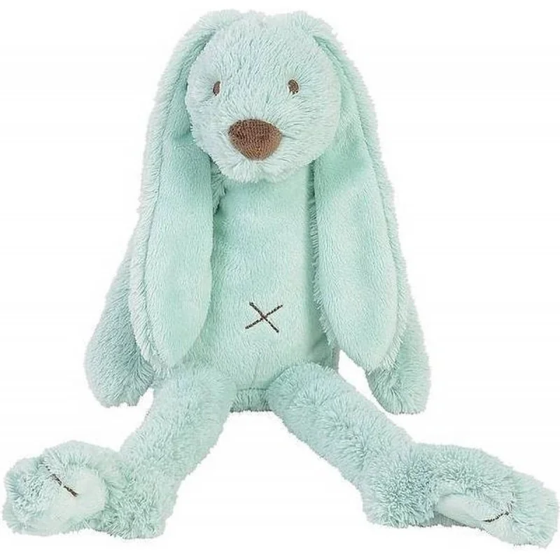 Peluche lapin Richie vert lagon - 38 cm signée Happy Horse Peluche lapin Richie vert lagon - 38 cm signée Happy Horse