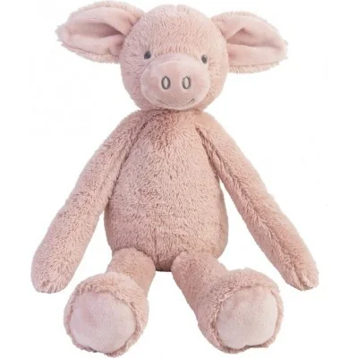 Grande peluche cochon Perry - 48 cm signée Happy Horse