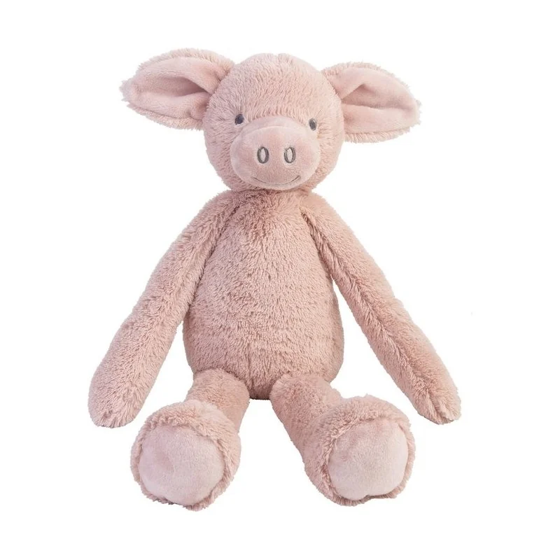 Grande peluche cochon Perry - 48 cm signée Happy Horse