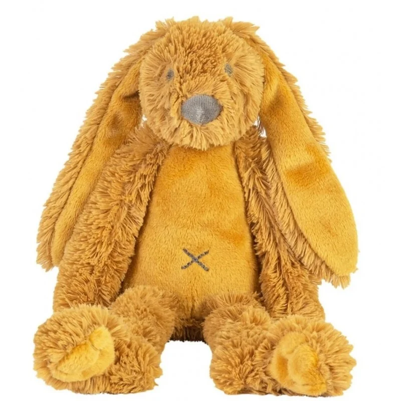 peluche Lapin Richie ocre - 38 cm signée Happy Horse