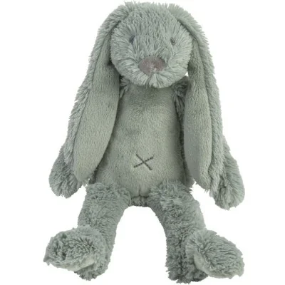 peluche Lapin Richie vert - 38 cm signée Happy Horse