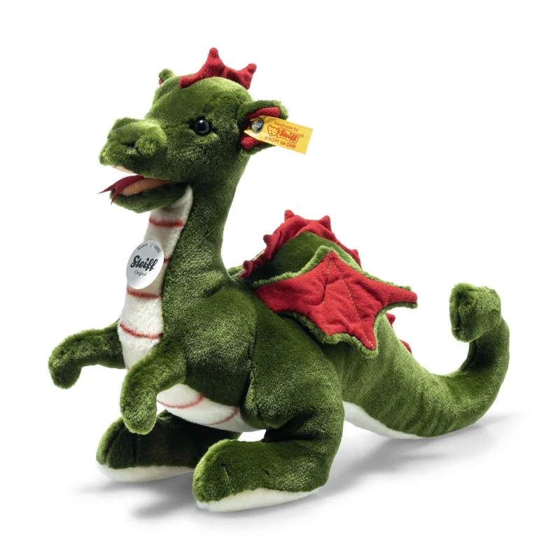Peluche Rocky le dragon signée Steiff Peluche Rocky le dragon signée Steiff