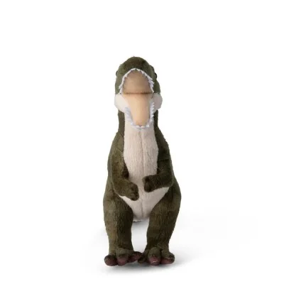 Peluche T-Rex vert WWF - 15 cm, vue de face Peluche T-Rex vert WWF - 15 cm, vue de face